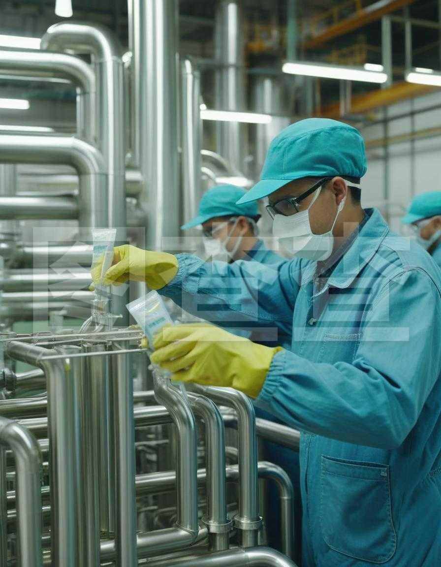 牙膏廠生產(chǎn)景象